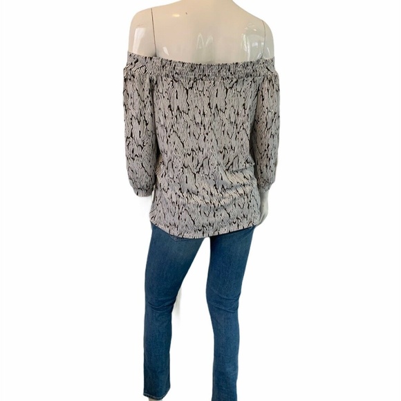 New Laundry By Shelli Segal Off the Shoulder Top M - Picture 5 of 11